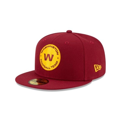 Washington Football Team Gorra | New Era NFL Basic 59fifty Fitted Cap Mexico - Rojos